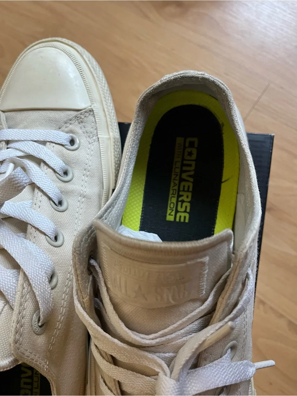 Converse Chuck Taylor II 2 in Parchment/Off-White 8 - Picture 10 of 16